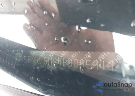 2011 Honda Odyssey Ex-L from USA, damaged, VIN 5FNRL5H64BB085949